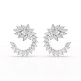 12.2 CT Marquise Cut Lab Diamond Earring